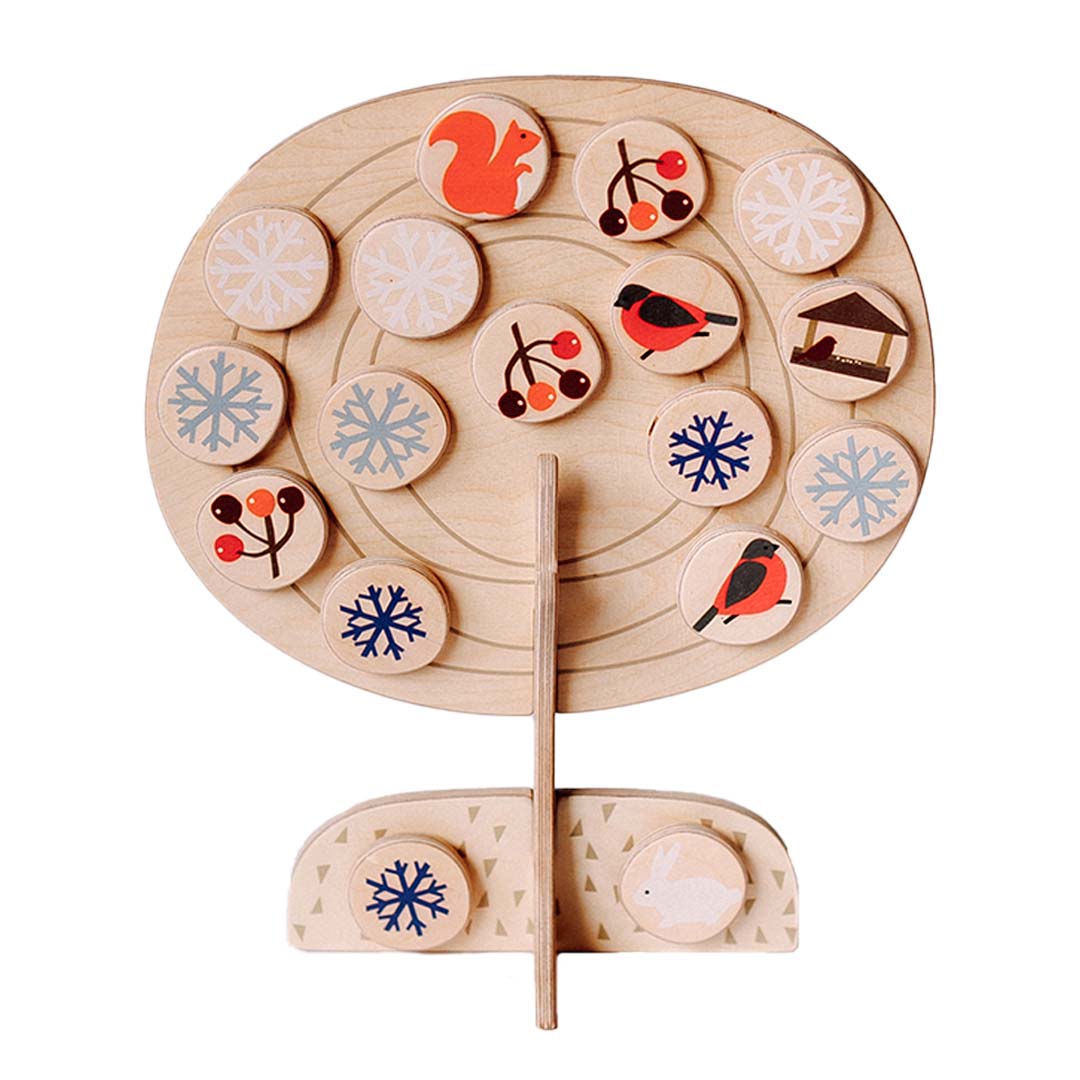 4 seasons wooden sorting toy