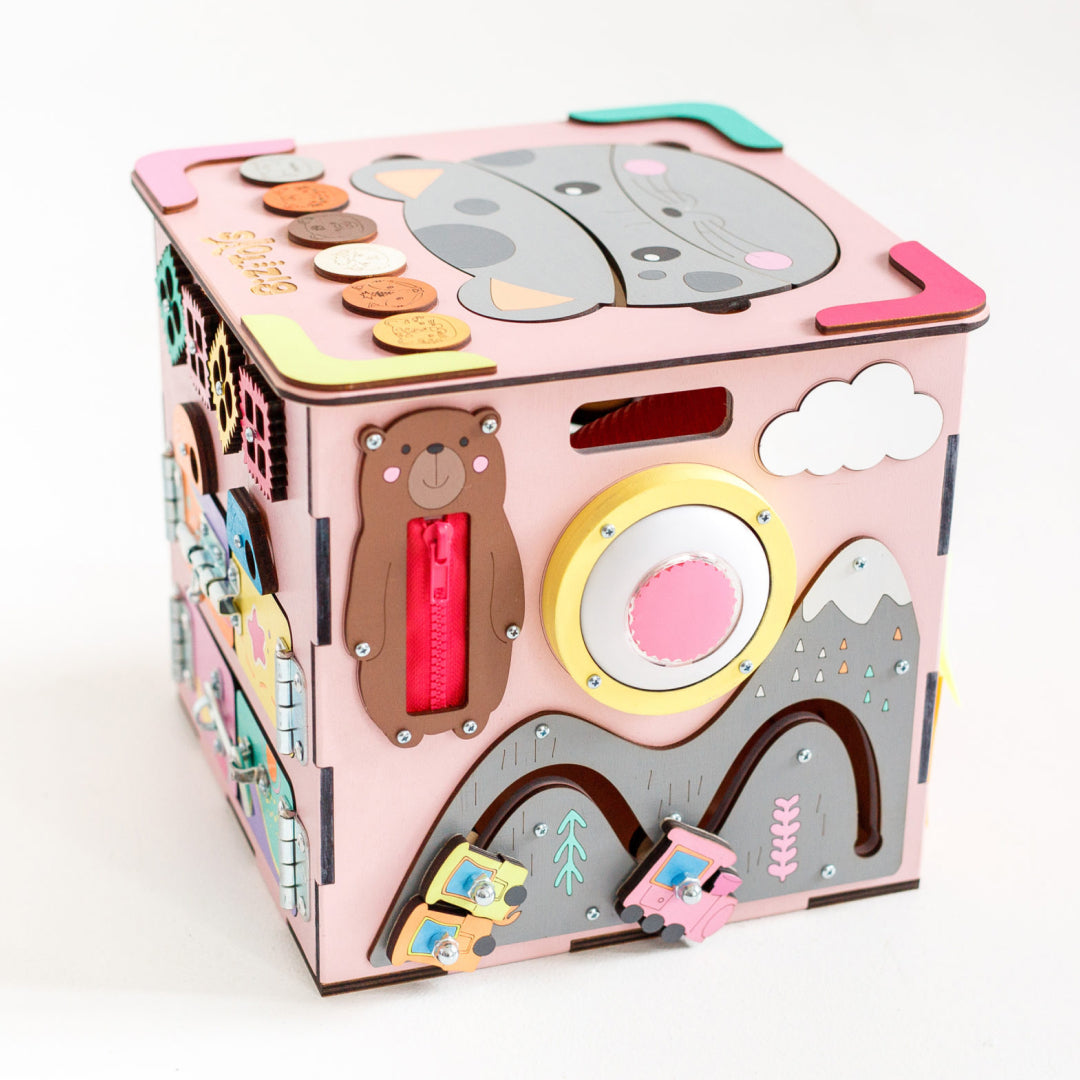 Activity Cube Zoo Animals