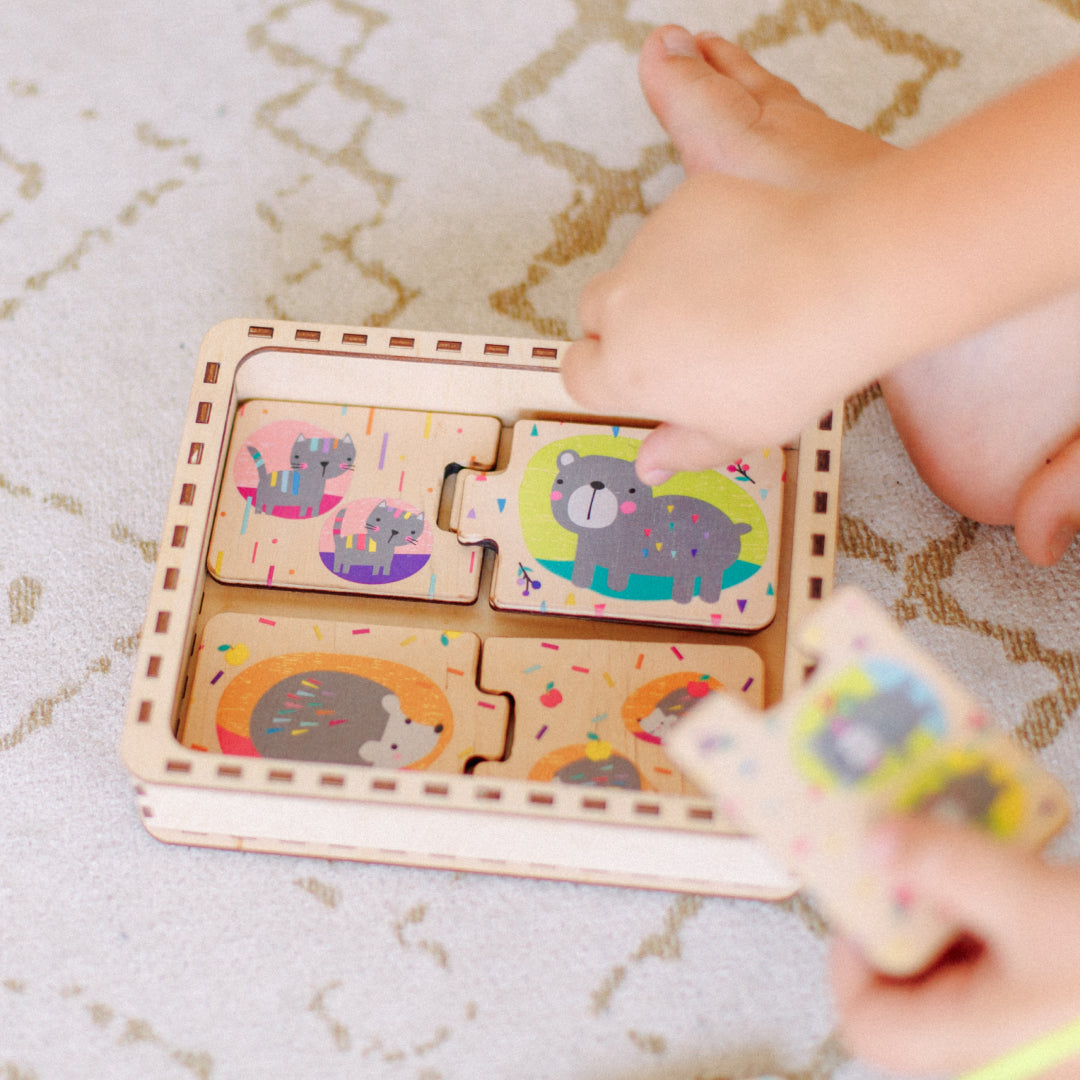 Montessori Animal Match Puzzle