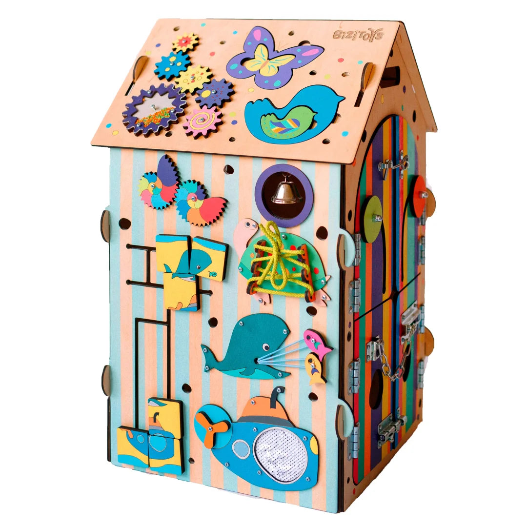 big activity cube with interactive panel