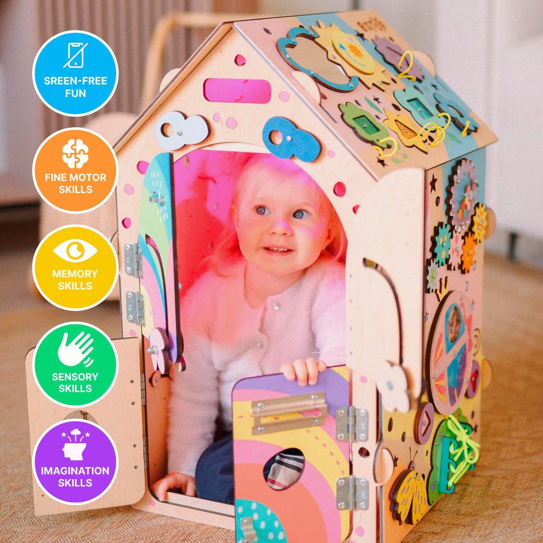 busy house for 1-year-old