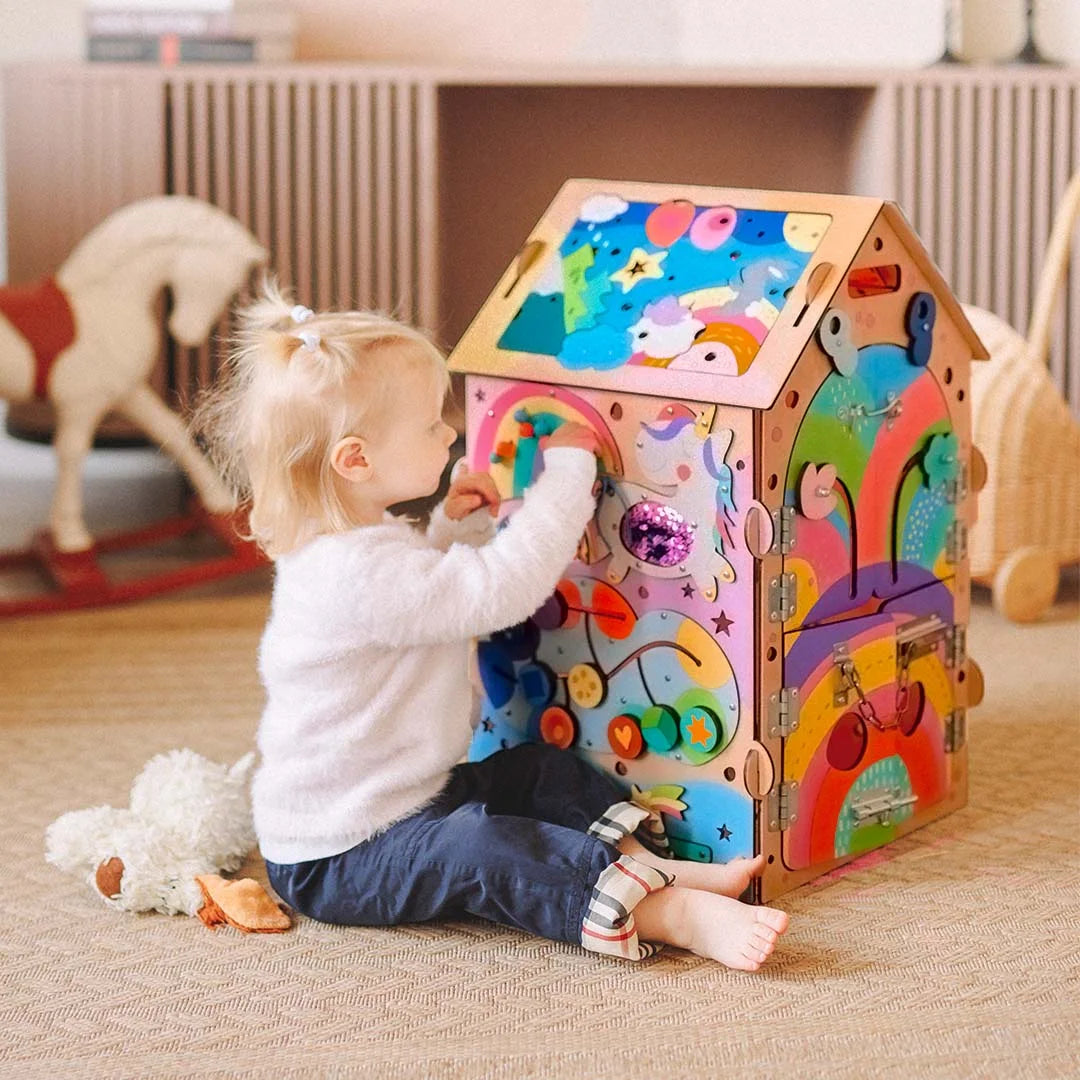 busy house for 1-year-old