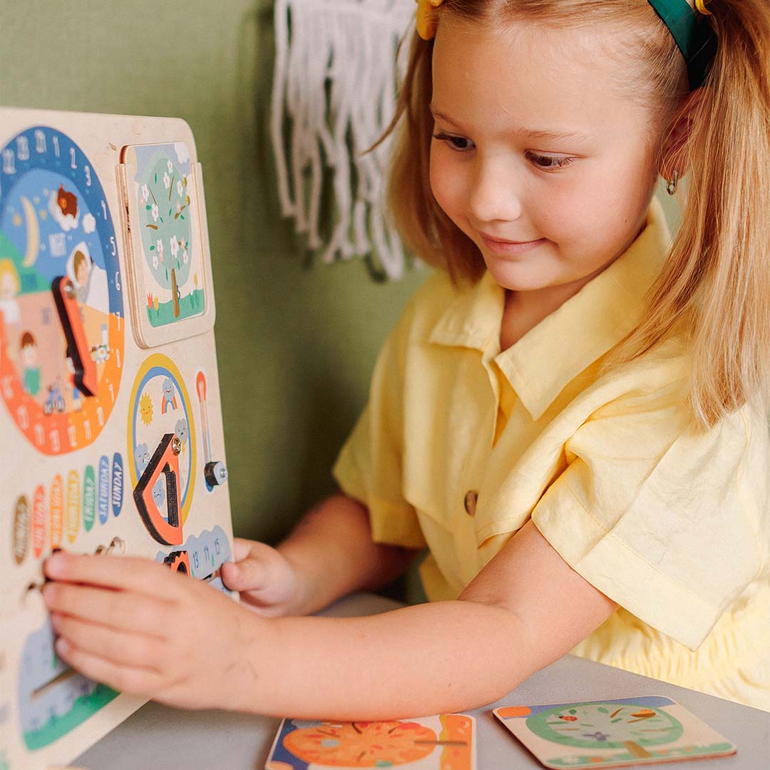hands-on calendar activity for toddlers