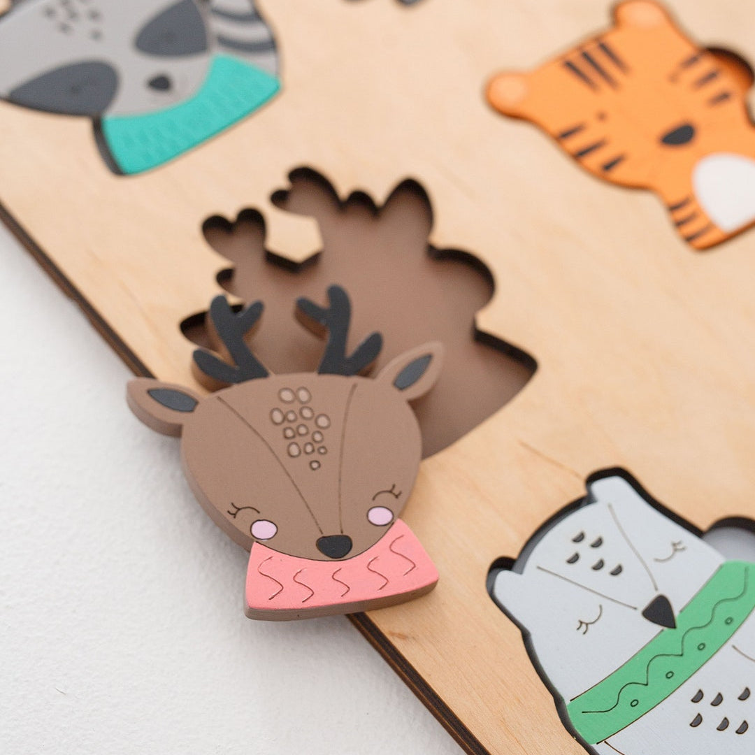 eco wooden puzzle for 1 year olds