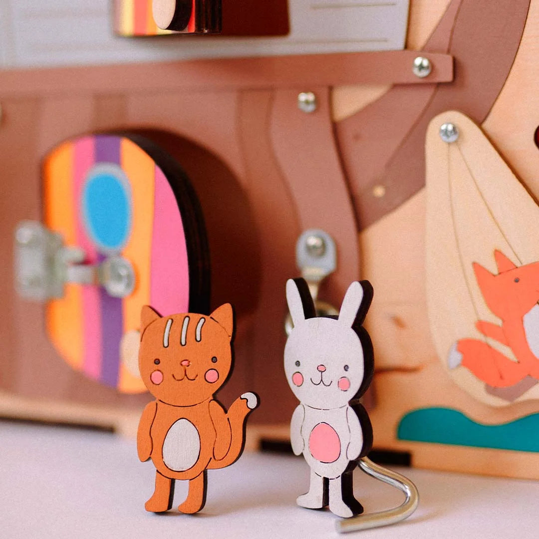eco wooden busy box