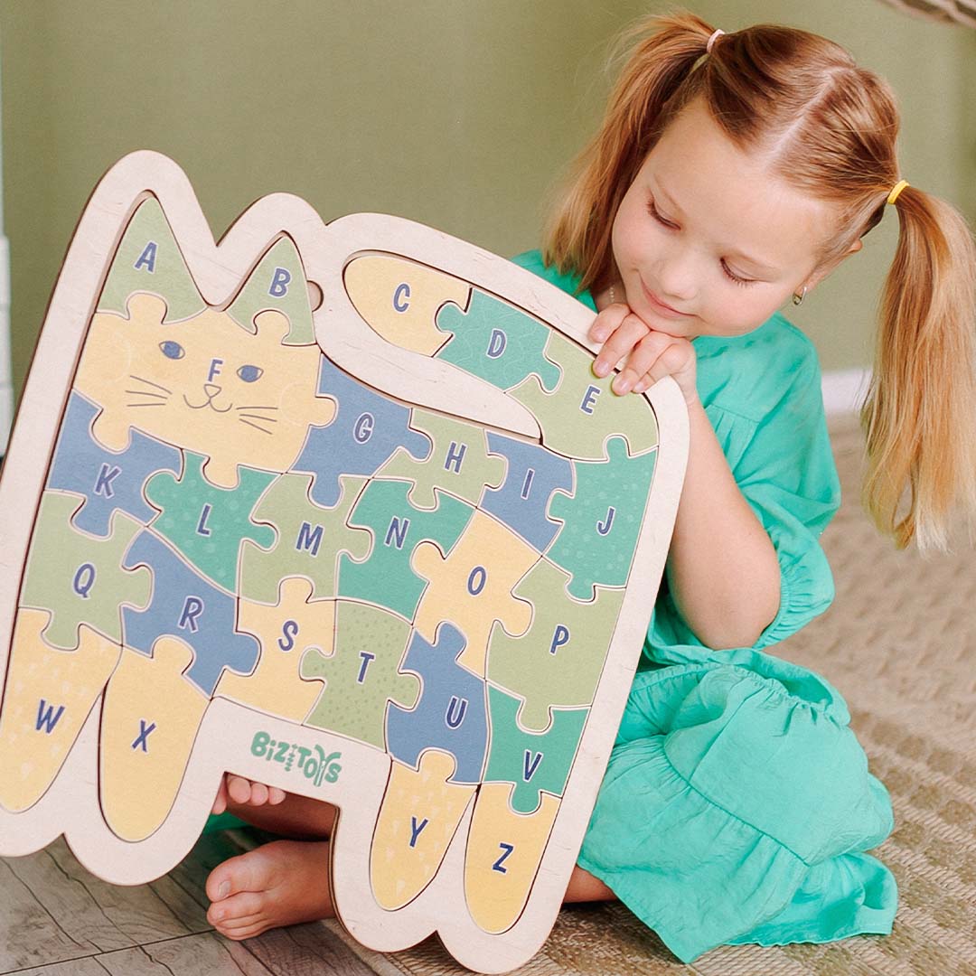 educational abc puzzle for preschoolers