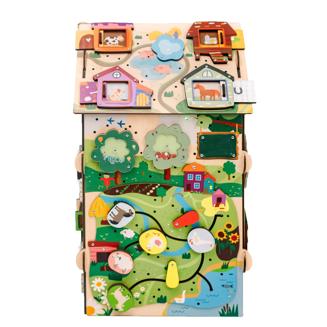 heirloom wooden farm toy
