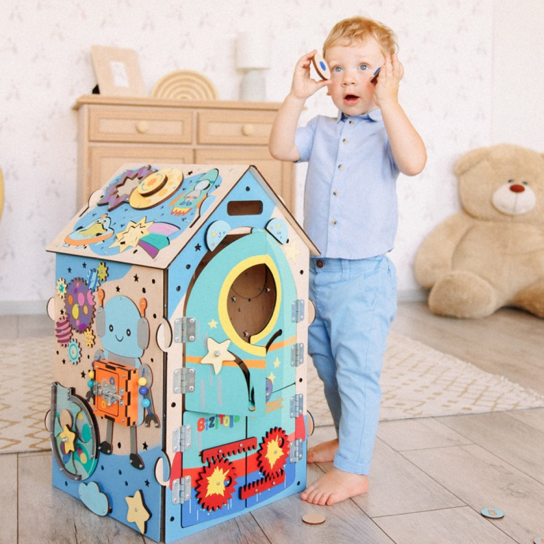 interactive wooden board for 1 year old