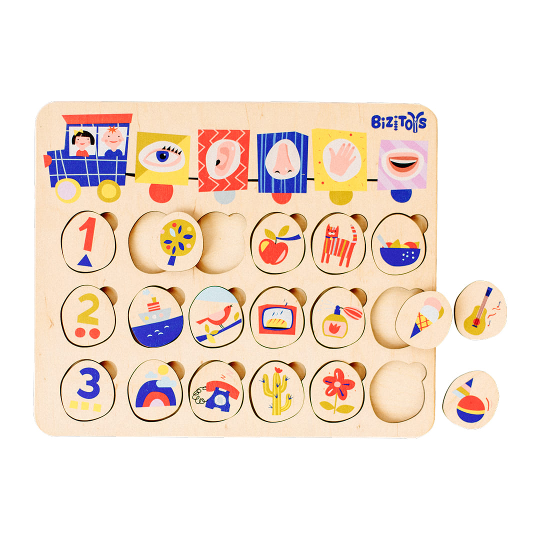 toddler matching senses puzzle