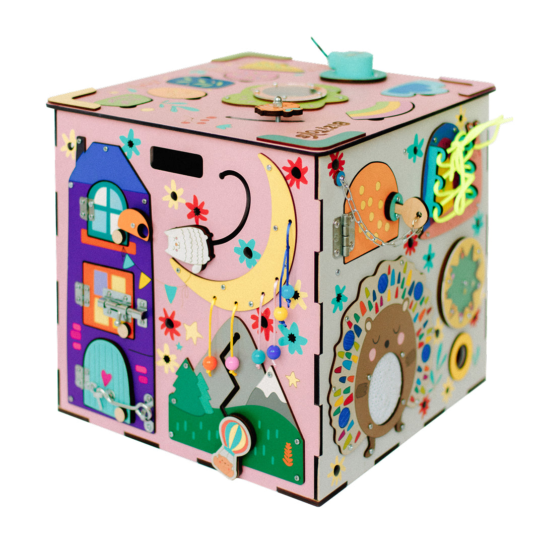 pink busy cube for girls