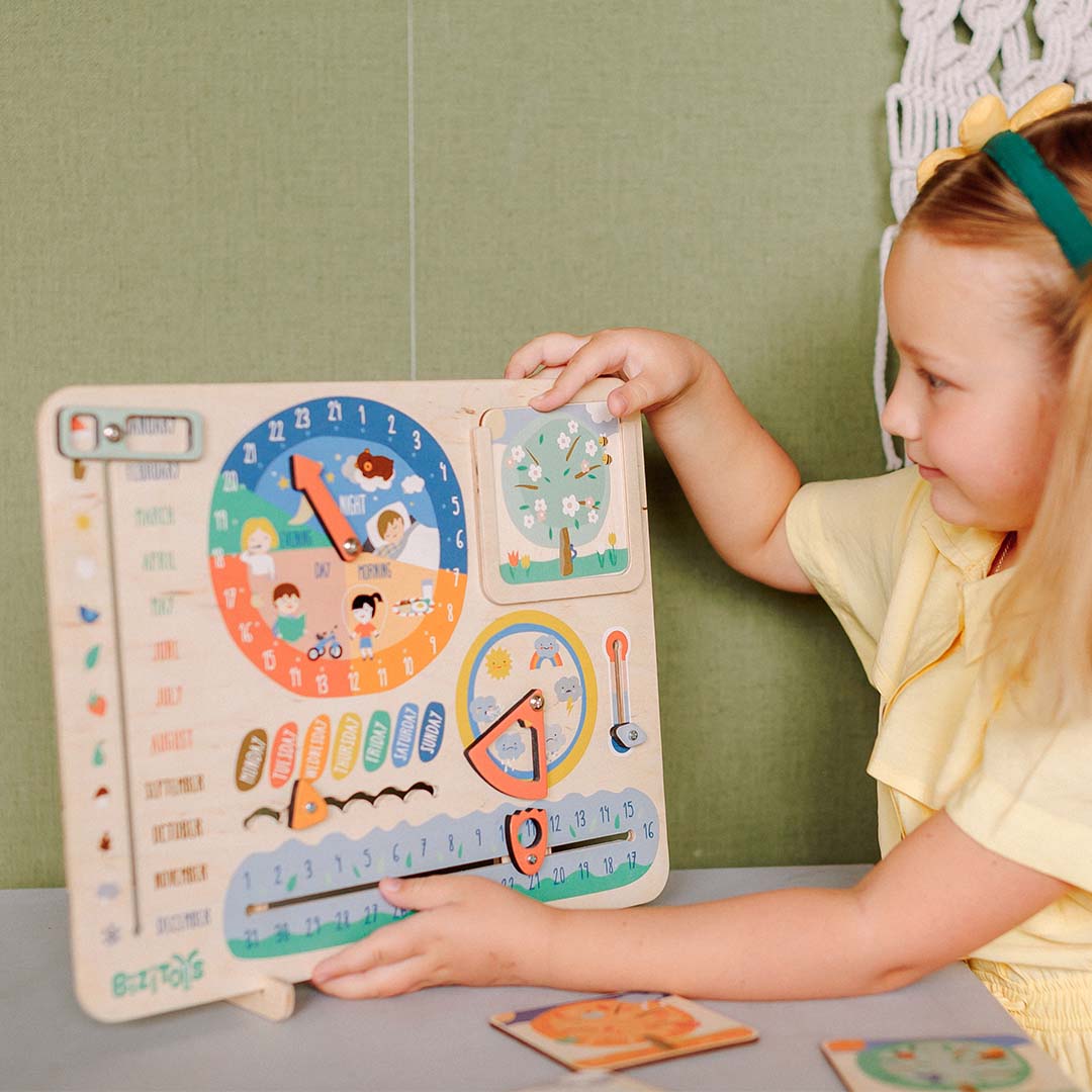preschool calendar with months and seasons