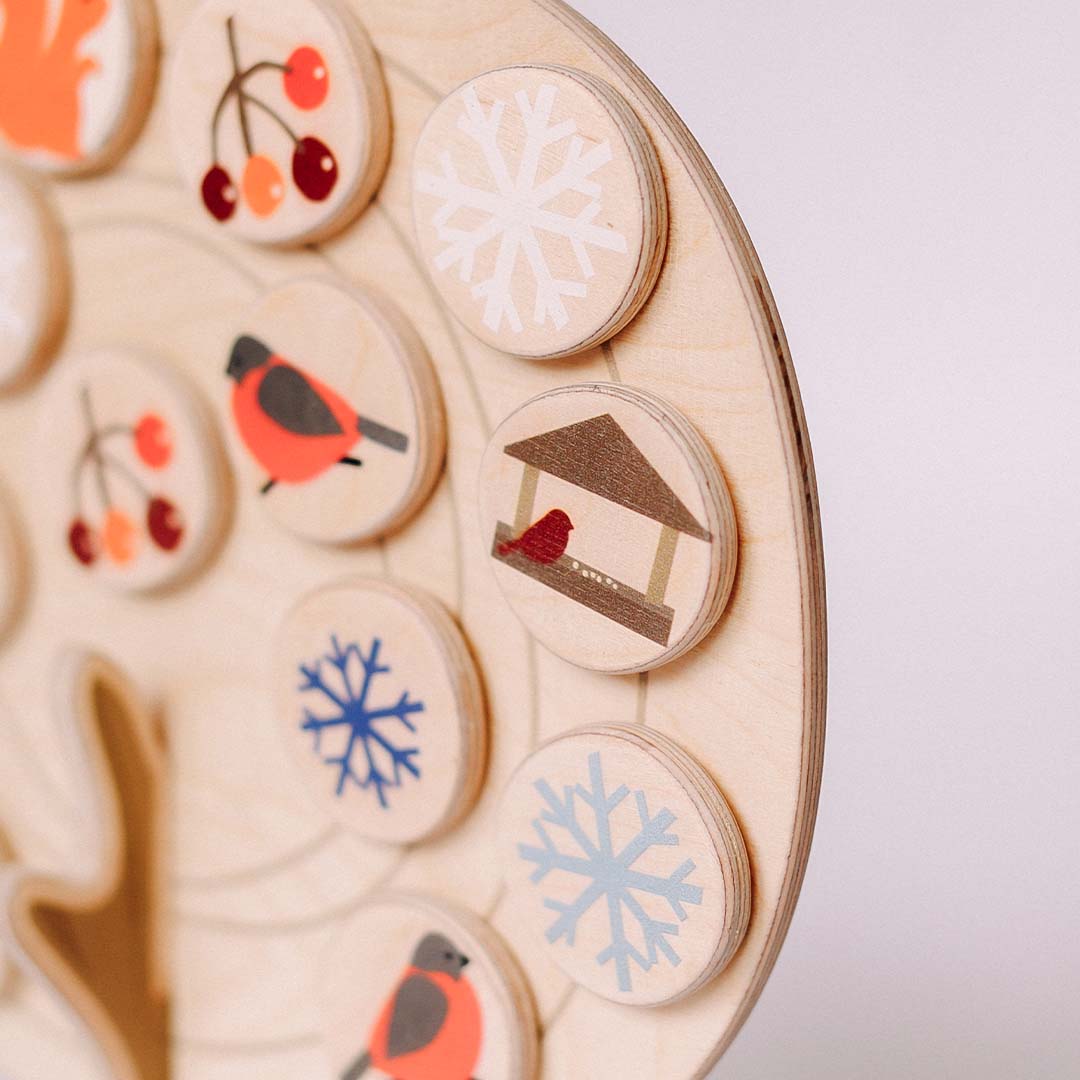 montessori seasons activity tree