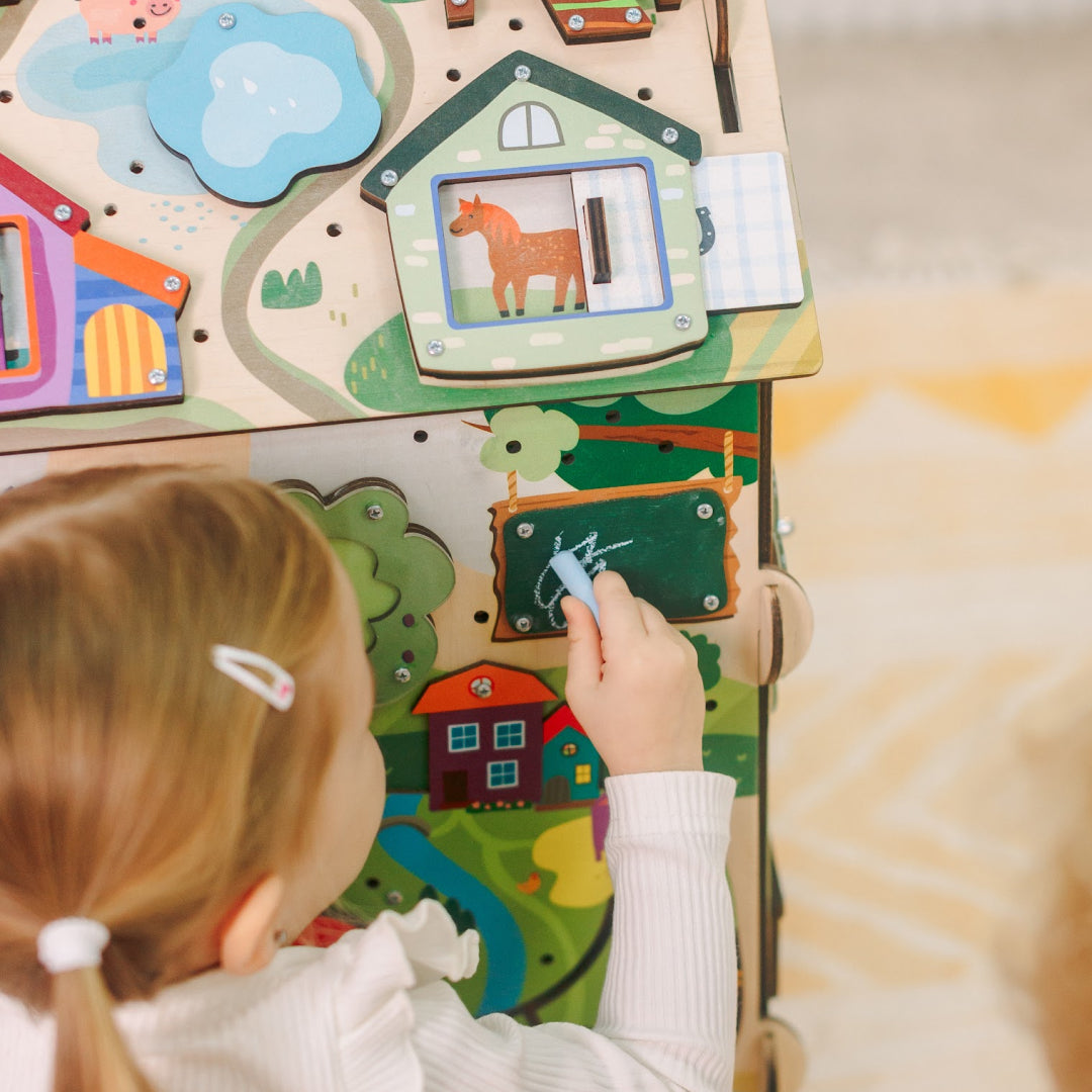 vertical sensory board for early learning