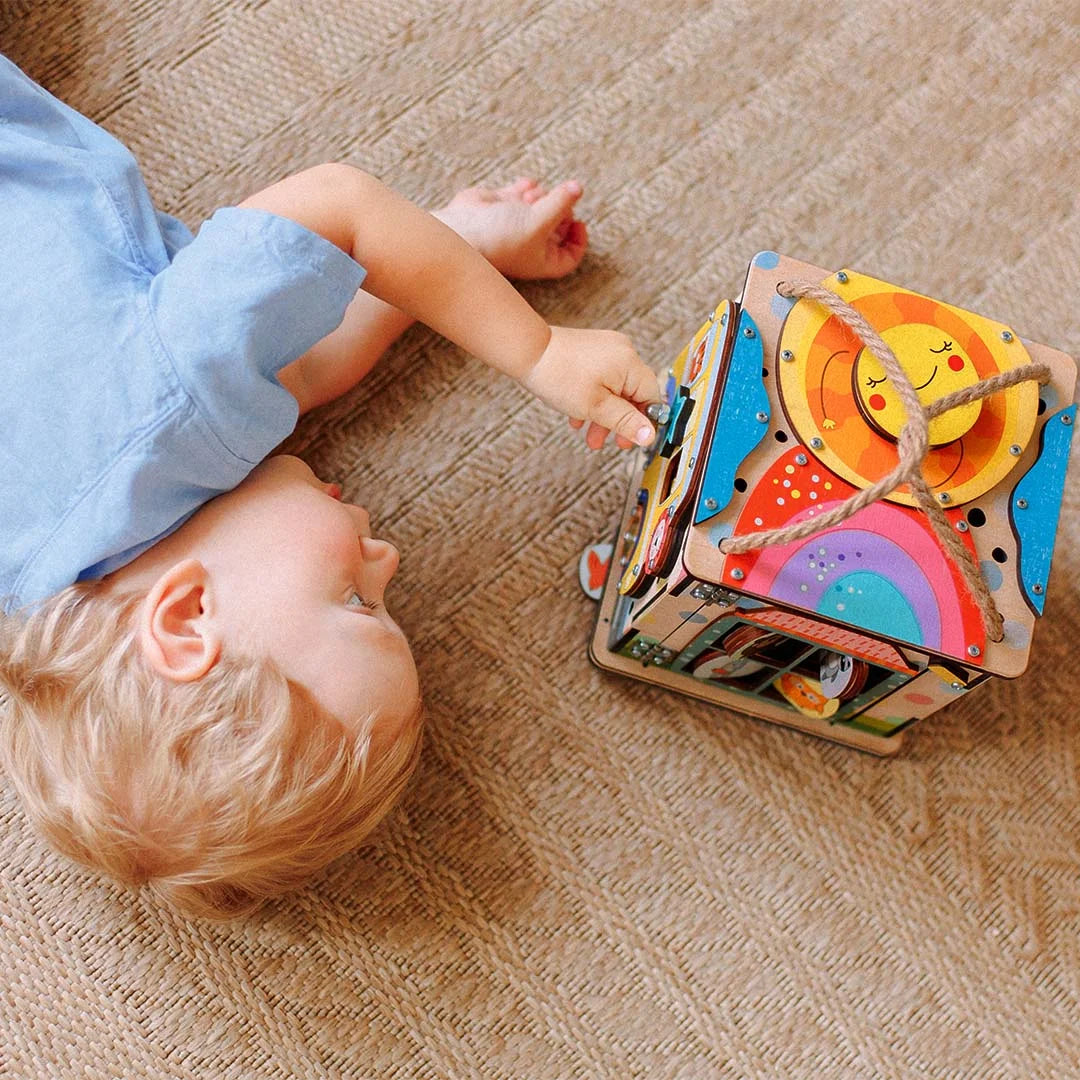 wooden logic toy for toddlers