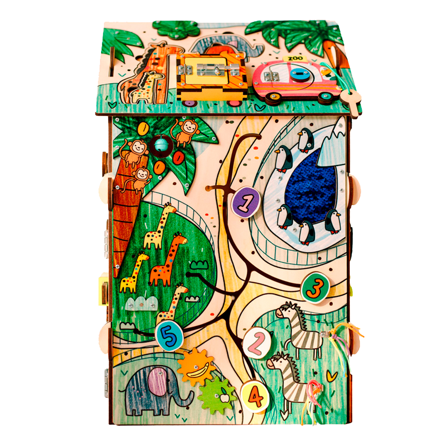 Big Activity Cube Zoo